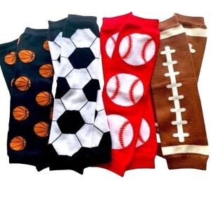 Sports Leg warmers toddlers four sets baseball soccer football bask… items nwot